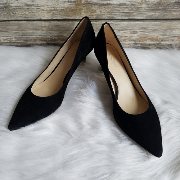nine west kitten heels black